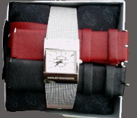 Dámské hodinky Multi Color Interchangable Strap Watch 